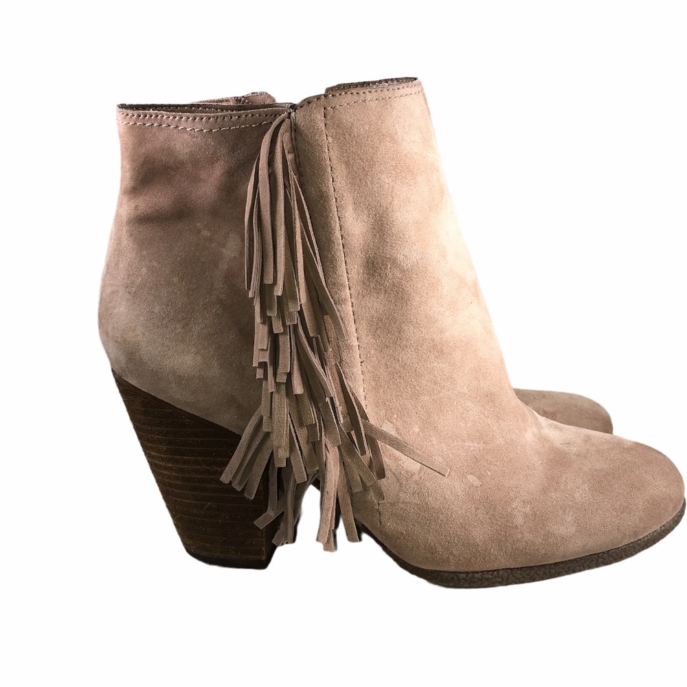 Vince Camuto Harlin Fring Leather Boots